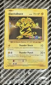 1x Pokemon XY Evolutions Toys R Us #41 Electabuzz Cosmos Holo Tarjeta Promocional Sellada! - Imagen 1 de 2
