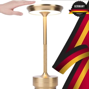 LED Akku Tischleuchte 3 Farben Dimmbar Touch Tischlampe Schlafzimmer Wohnzimmer - Bild 1 von 20