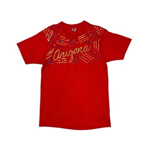 T-shirt vintage anni 90 Arizona glitter gemma taglia grande punto singolo retrò USA  - Foto 1 di 7