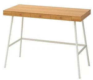 Ikea LILLÅSEN Bambus Schreibtisch Bambus, 102x49 cm - Bild 1 von 1