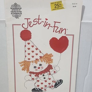 Precious Moments Jest In Fun Clown Cross Stitch Patterns Charts Book 44 - Picture 1 of 6