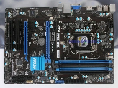 MSI MS-7758 B75A-G41 Socket 1155/H2 Motherboard Intel B75 DDR3 ATX USB 3.0 VGA - Image 1 of 4