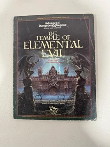 AD&D The Temple of Elemental Evil 1st Print TSR 9147, 1985 No Map - Picture 1 of 2
