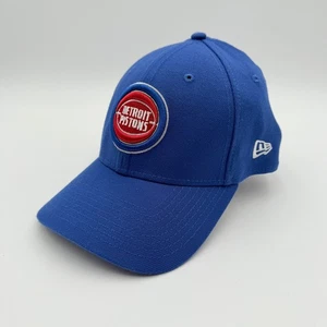 Detroit Pistons New Era 39Thirty Fitted Baseball Cap M/L Royal Blue NBA NWOT - Picture 1 of 9