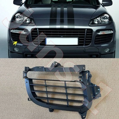 Cubierta de rejilla de luz antiniebla para parachoques delantero derecho para Porsche Cayenne Turbo S/GTS 2008-2010 Foto 1 de 4