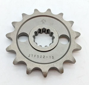 JT SPROCKETS JTF522 Front Drive Motorcycle Sprocket 15 Teeth (JTF 522.15) 249280 - Picture 1 of 4