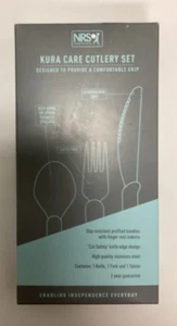 NRS, Kura Care Cutlery Set, Designed For Comfortable Gripping - Picture 1 of 2