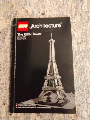 LEGO ARCHITECTURE: The Eiffel Tower (21019) With Instructions - No Box - Image 1 of 4