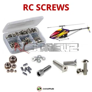 RCScrewZ Stainless Screw Kit alg020 for Align T-REX 800E DFC Trekker Heli | KIT - Picture 1 of 15