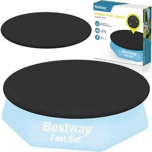 Lona de cubierta para piscina Fast Set redonda 244 cm cubierta cubierta de... - Imagen 1 de 12