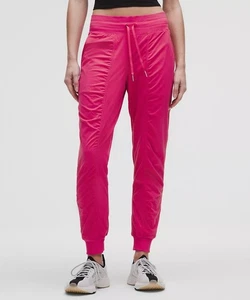 Lululemon durchgehende rosa Tanzstudio mittelhohe Jogginghose Größe 14 Athleisure - Bild 1 von 8