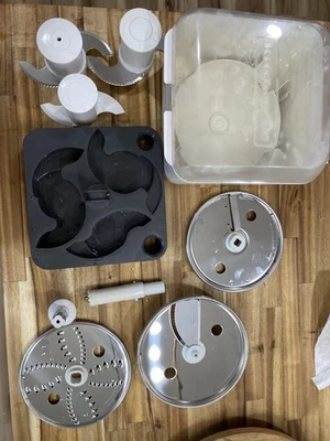 KitchenAid Food Processor Attachments Blades Accessories With Storage Case - Image 1 of 4