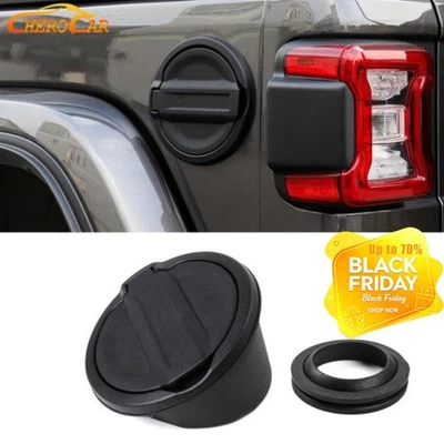 For 2018+ JEEP Wrangler JL Fuel Filler Door Gas Cap Cover Accessories Free Ship Foto 1 de 4