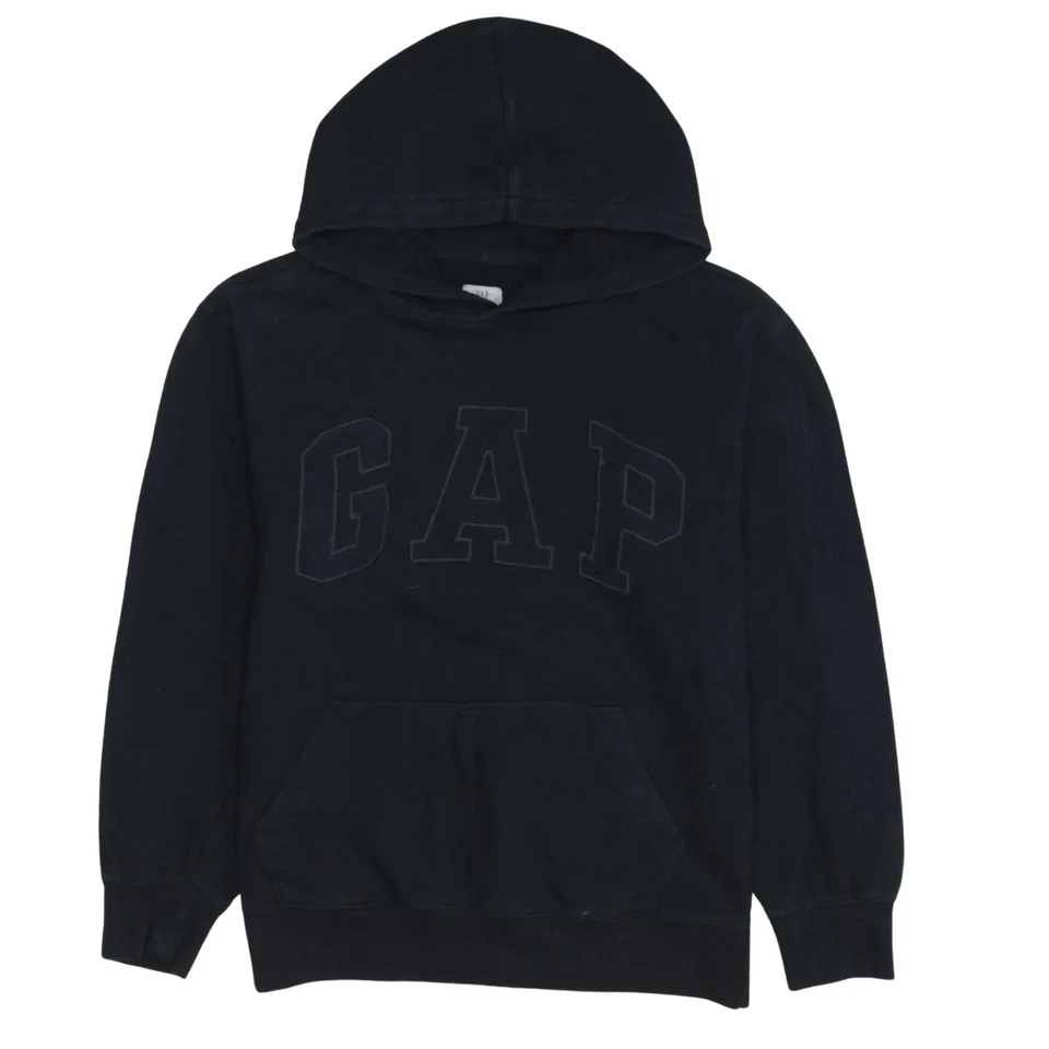 Gap 90's Spellout Pullover Hoodie XXLarge (2XL) Black - Image 1 of 4
