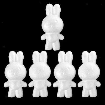 5pcs  Shaped Styrofoam Foam Ornaments for DIY Modelling Craft 14cm - Image 1 of 4