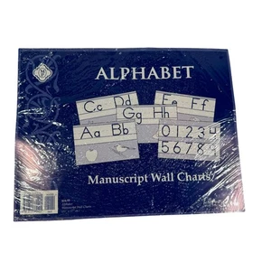 Alphabet Manuscript Wall Charts Memoria Press Kindergarten Education Learning - Picture 1 of 6