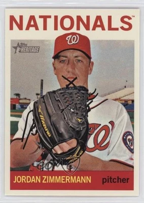 Jordan Zimmermann #441 Topps Heritage High Number SP 2013 Foto 1 de 2