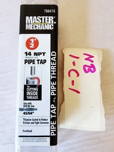 Master Mechanic 788416 1/2" 14 NPT Pipe Tap - Picture 1 of 2