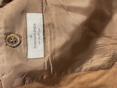 Blazer suave Ermenegildo Zegna 50 % seda 30 % lana 20 % cachemir - marrón camel Foto 1 de 4
