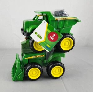 John Deere Tractor & Dump Truck TOMY Kids Toy Brand New - Picture 1 of 4