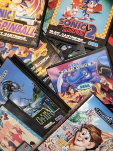 Sega Mega Drive Riesen Spiele Auswahl Module und OVP Games - Bild 1 von 38