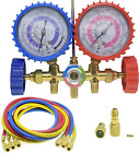Kparts Ac Diagnostic Manifold Gauge Set For Freon Charging, Fits R410a R22 R404