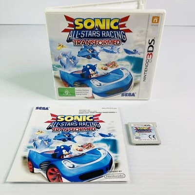 Sonic & All Stars Racing Transformed - Nintendo 3DS PAL COMPLETE Free Post 🇦🇺 - Image 1 of 4