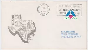 TurtlesTradingPost- Corpus Christi, TX 1990- Olympic Games Slogan Cancel - Picture 1 of 1