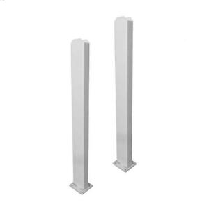 Zippity Outdoor Products Vinyl Surface Fence Mounts (2-Pack) 3-1/4" x 4" x 30"