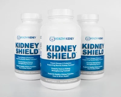 Kidney Shield Supplement Function Creatinine Cleanse Renal Health Function 3pack - Image 1 of 4