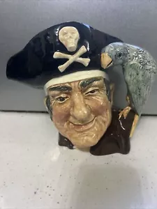 Royal Doulton Large Character Toby Jug Long John Silver D6335 Max Henk - Picture 1 of 6