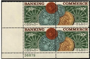 Scott 1577-1578 10¢ Banking and Commerce MNH Free shipping in USA! - Picture 1 of 1