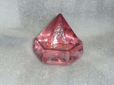 SHIP's  DECK  PRISM   Small Cranberry Prism  3 X 3 • 57.28$