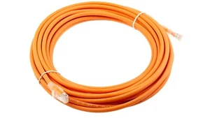 RS PRO Cat6 Ethernet Cable, UTP Shield, Orange LSZH Sheath, 10m - Picture 1 of 3