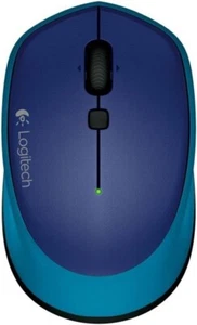 NIB Logitech Wireless Mouse M335 (Blue) with long-life battery and USB dongle - Picture 1 of 1