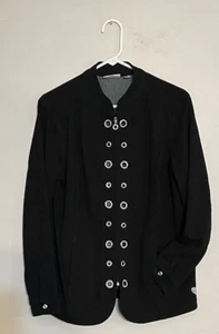 Dream Jeannes by Quacker Factory Denim Crystals Rhinestone Zip Jacket Size M - Picture 1 of 7