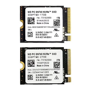 New WD SN740 1TB/2TB M.2 SSD 2230 NVMe PCIe For Steam Deck ASUS ROG Flow Surface - Afbeelding 1 van 8