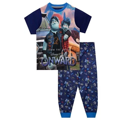 Disney Onward Schlafanzug | Ian and Barley Jungen Pyjama Set | Disney Schlafanzug für Jungen