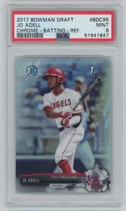 Bowman Draft Chrome Refractor 2017 1st Jo Adell PSA 9 Los Angeles Angels #BDC-95 - Imagen 1 de 2