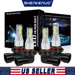 LED Headlight Kit Hi/Low Combo Bulbs 6000K Fit for Jeep Grand Cherokee 2001-2010 - Bild 1 von 9