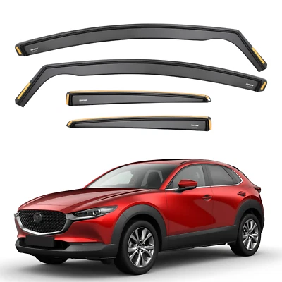 ISPEED Wind Deflectors for Mazda CX-30 2019-2025 5-Door 4pc Set Accessories - Image 1 of 4