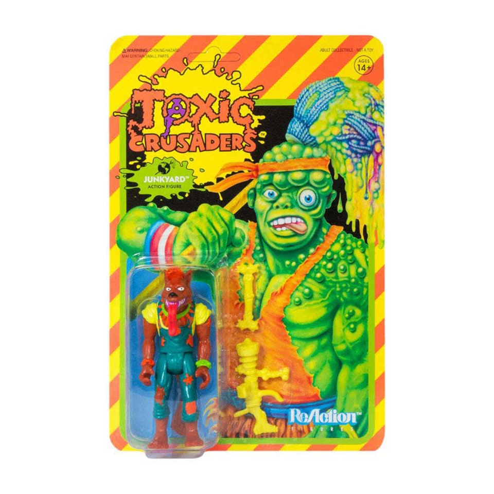 Toxic Crusaders Junkyard Highly Collectable ReAction 3.75-inch Action Figure - Image 1 of 1