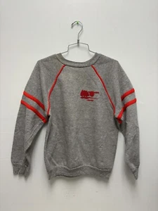 Vintage 1980er Jahre Ohio Rundhalsausschnitt Sweatshirt grau Medium Made in USA - Bild 1 von 5