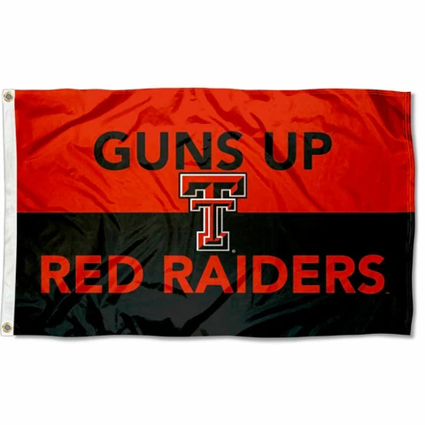 Texas Tech Hand Signal Flag Large 3x5 Cover