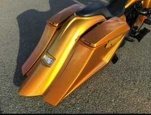 09-13 HARLEY DAVIDSON SUPER Stretched Bags and Fender for FLH TOURING - Picture 1 of 9