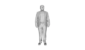 Printle F Homme Sheldon Adelson--Businessman Figure for Dioramas Train Sets - Picture 1 of 11