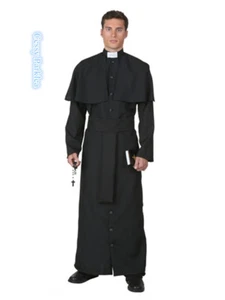 X-C1-2 Traditional Priest Pope Pontiff Cardinal Robe Religious Costume - Picture 1 of 6