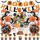 Halloween Balloon Set Cupcake Toppers Photo Prop Bat Stickers Home Party Decor.