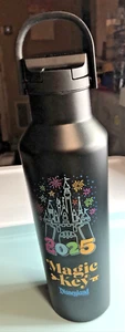 DISNEYLAND RESORT 2025 MAGIC KEY CORKCIRCLE STAINLESS STEEL WATER BOTTLE NEW - Picture 1 of 7