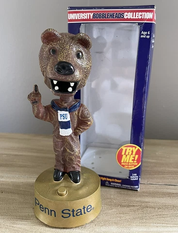 Penn State Nittany Lions THE LION Musical Fight Song Bobblehead NIB! Cover